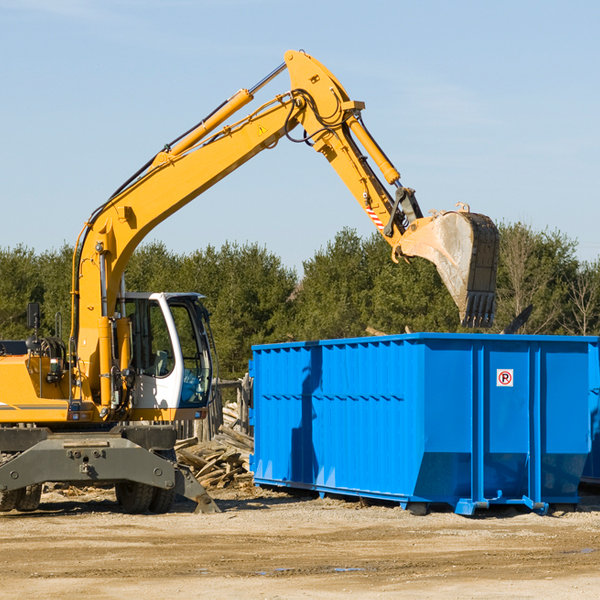 can i pay for a residential dumpster rental online in Tranquility